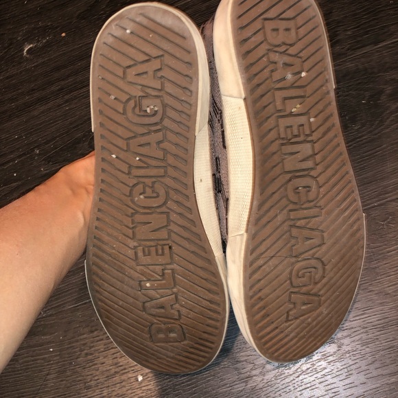 Distressed Balenciaga shoes